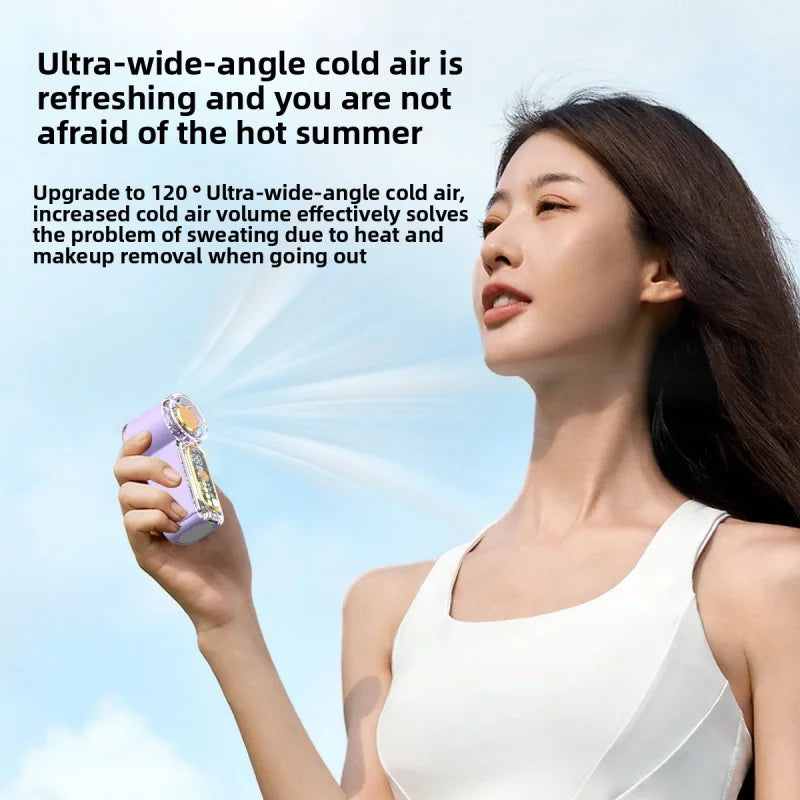High Velocity Portable USB Charging Handheld Fan