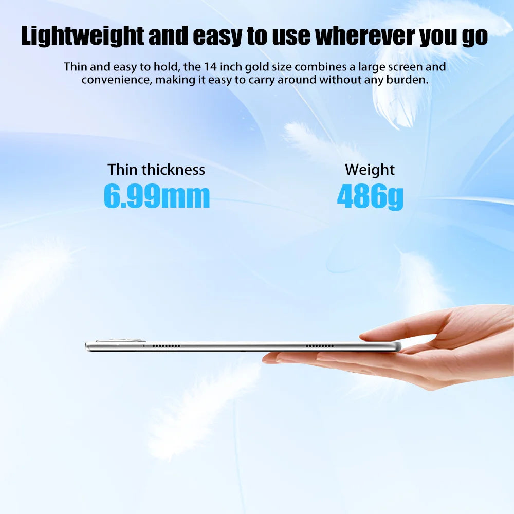 2026 New Original 10" Android Tablet PC 4K HD Display 5G