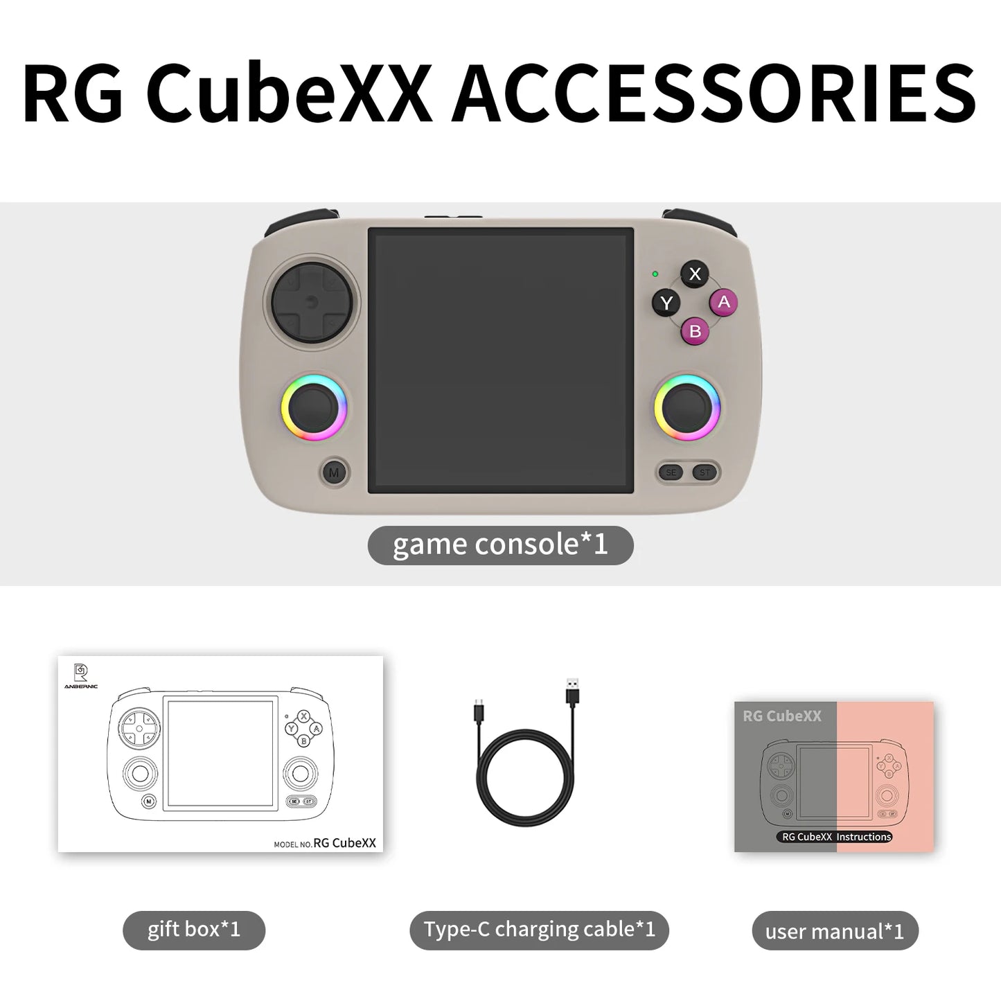 ANBERNIC RG CUBEXX Handheld Game Console