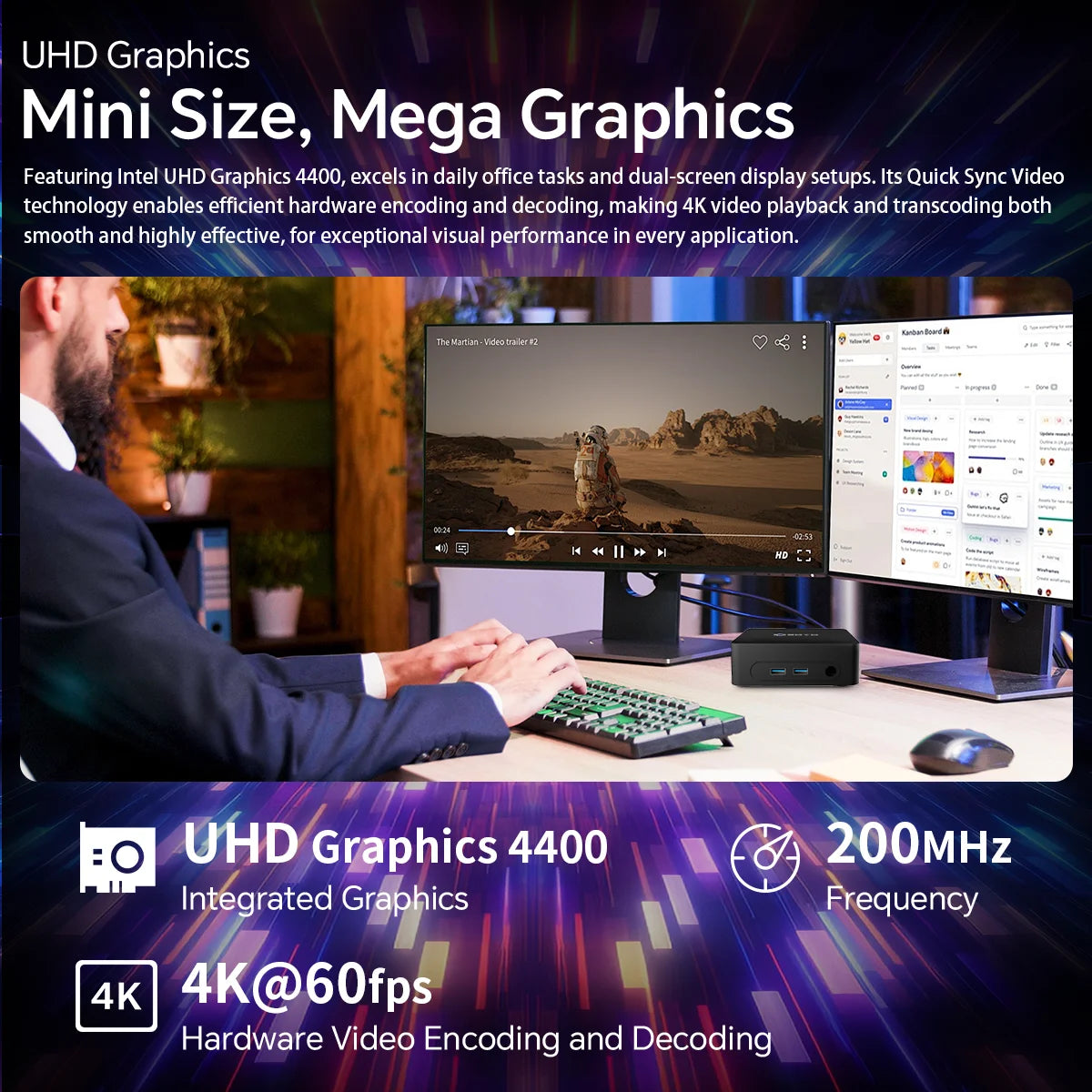 SOYO Mini PC Y5 Intel Core I3 4030U 8GB RAM 128GB ROM