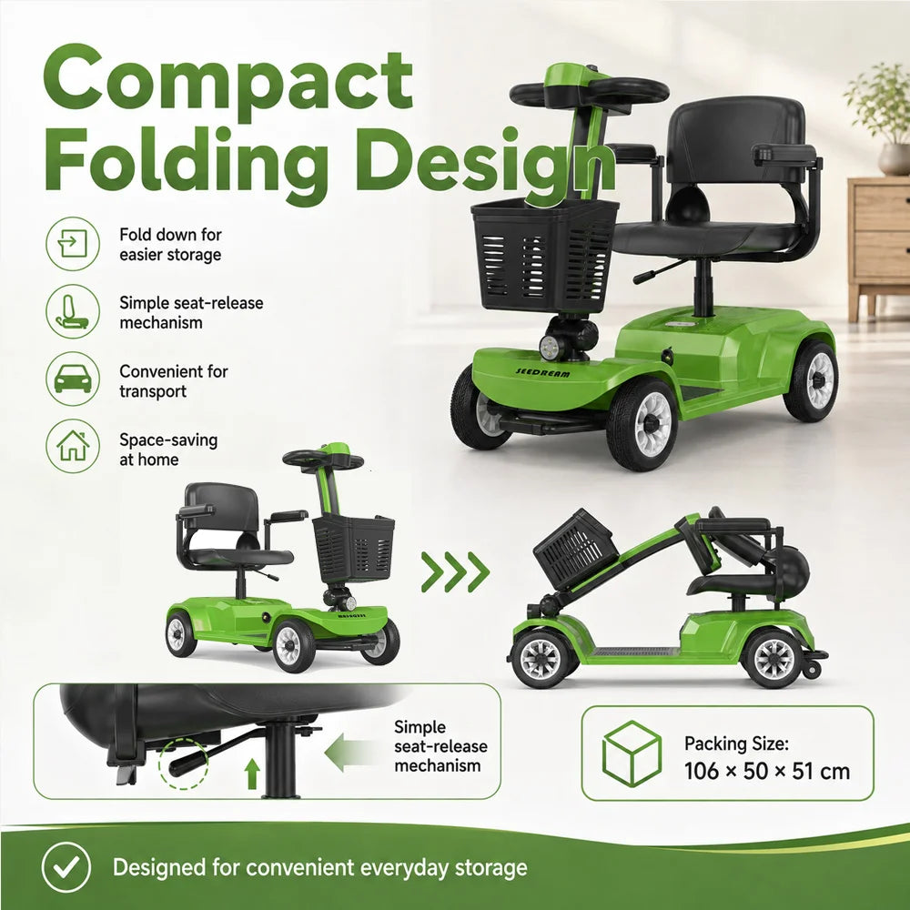 SEEDREAM Mobility Scooters for Seniors