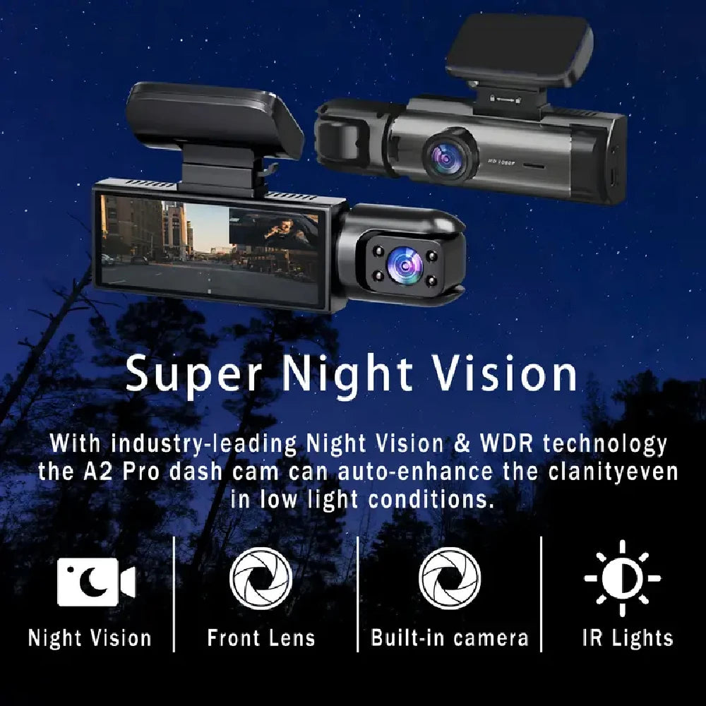 CAICYTO 3.16inch IPS 1080P Dash Cam Car DVR