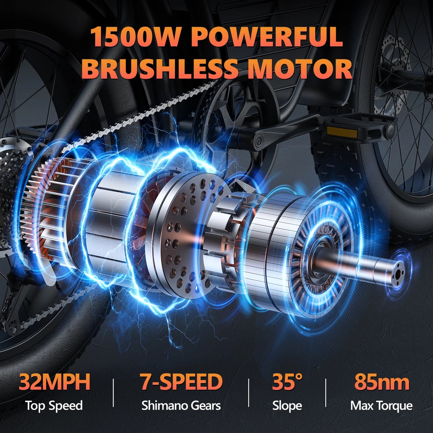 Kickwey K7 Adult Off-Road E-bike 1500W