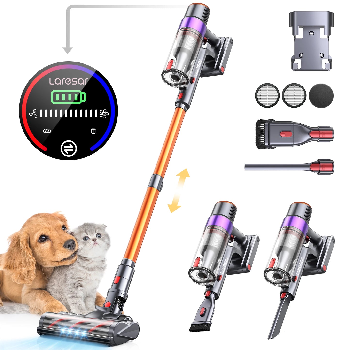 Laresar Elite 8 Cordless Vacuum Cleaner Handheld Home Appliance