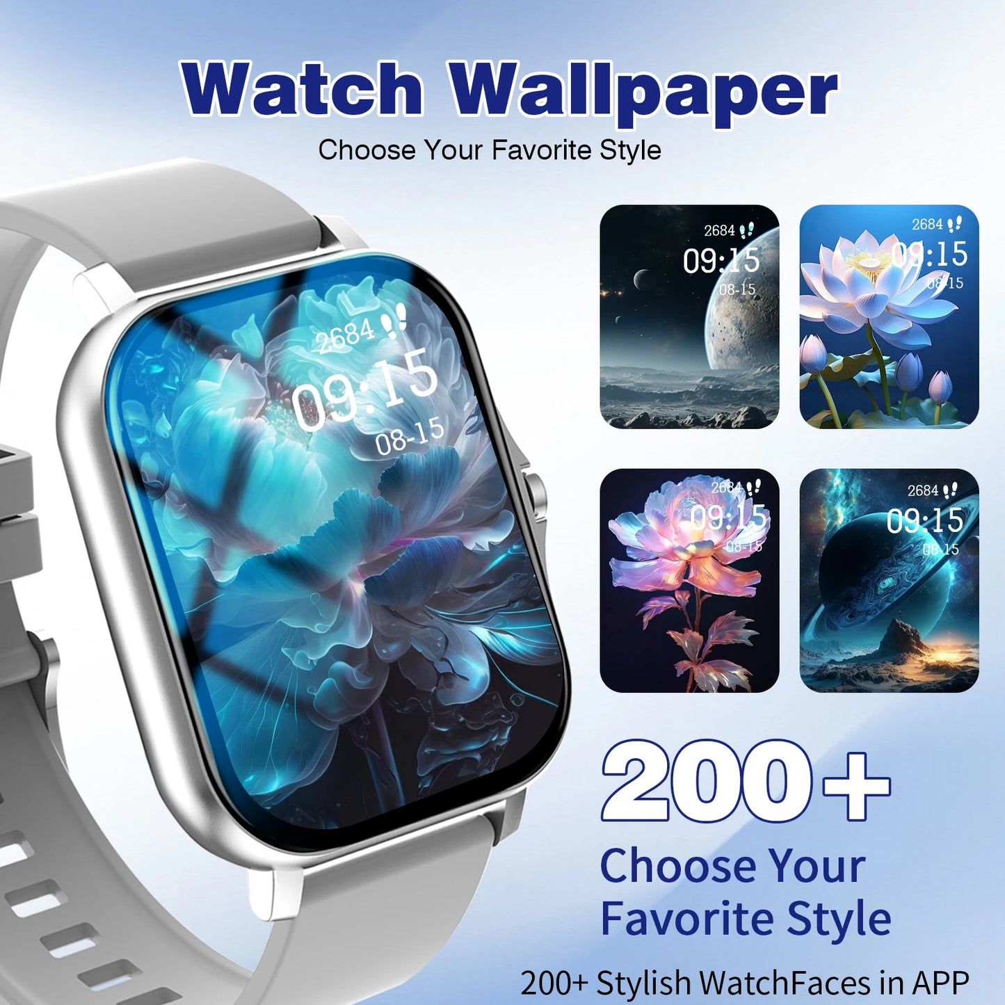 Odelettevcy Smartwatch, Wireless Calling/Dialing