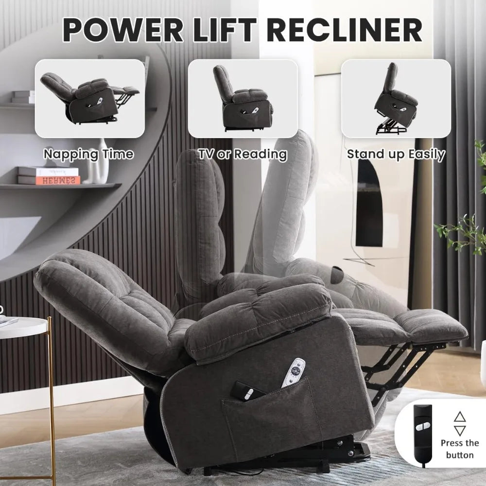 Electric Lift Recliner Chair for Seniors