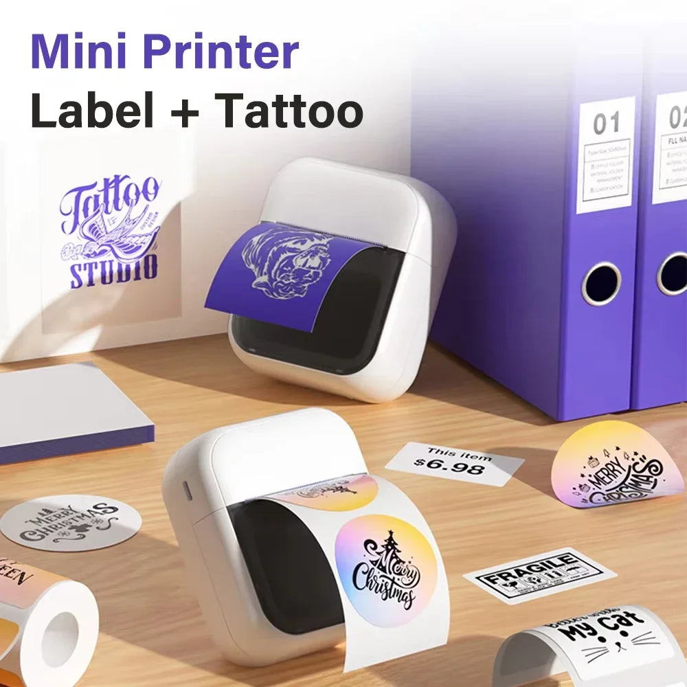 C50 Mini Tattoo Printer Portable Inkless Transfer Machine