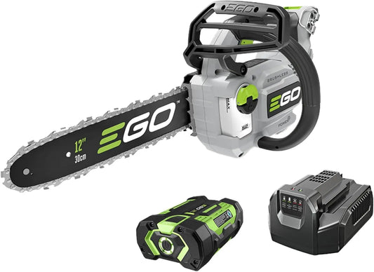 EGO Chain Saw, 12" Battery Powered Chainsaw, Electric Cordless