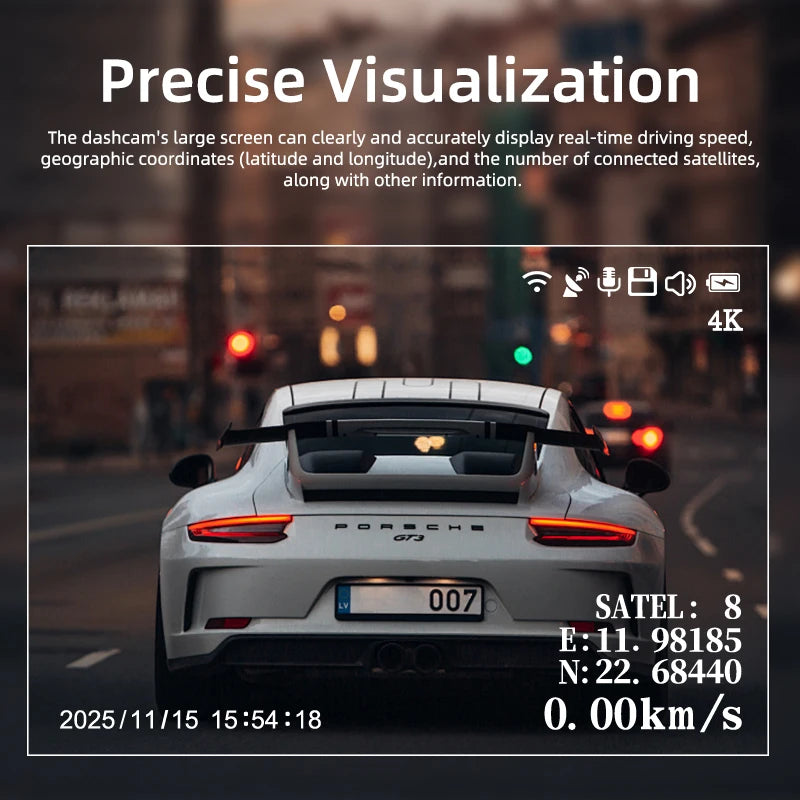 MUÜBAER 4K 360° 4-Channel Dash Cam