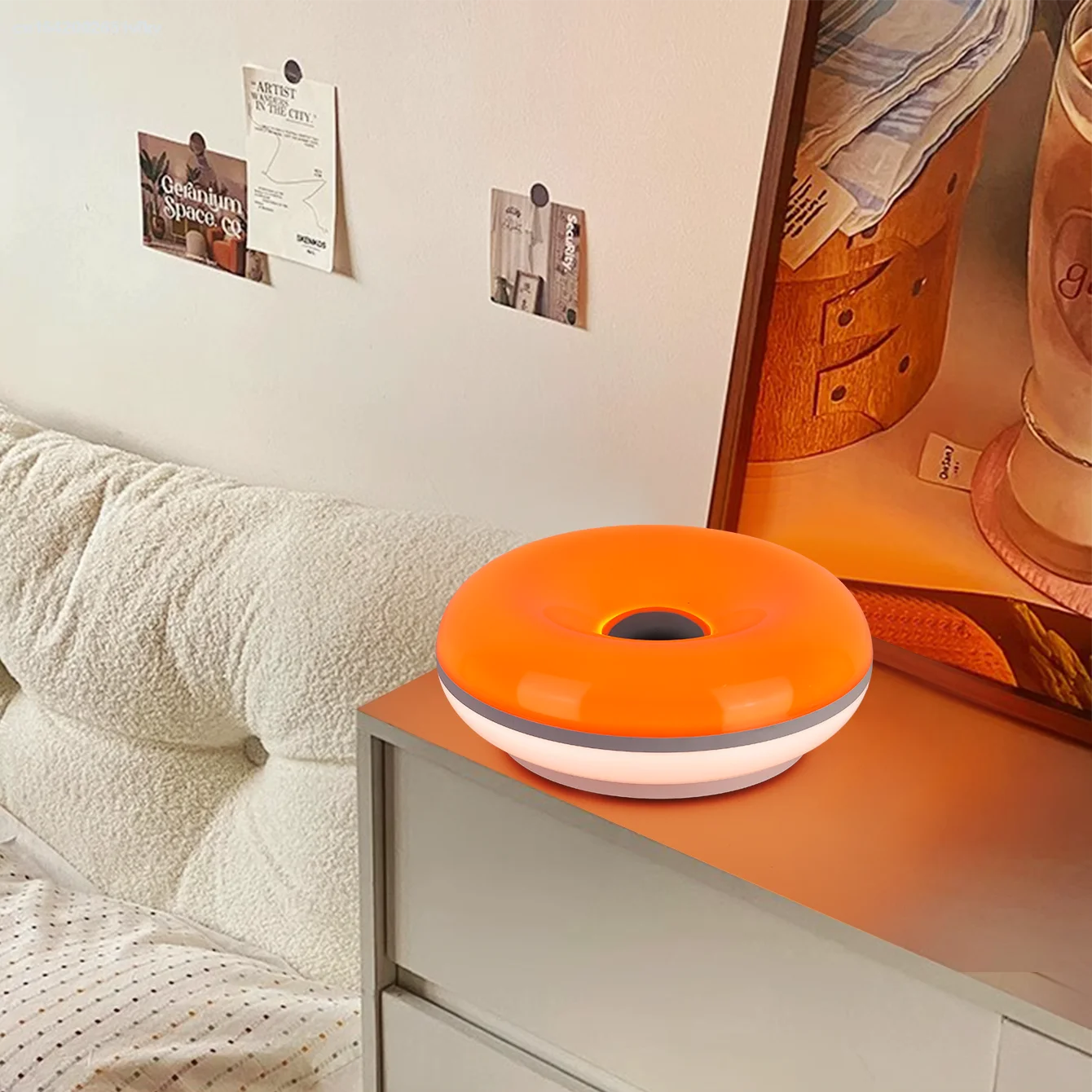 Bauhaus table lamp USB plug Bedroom Bedside Lamp