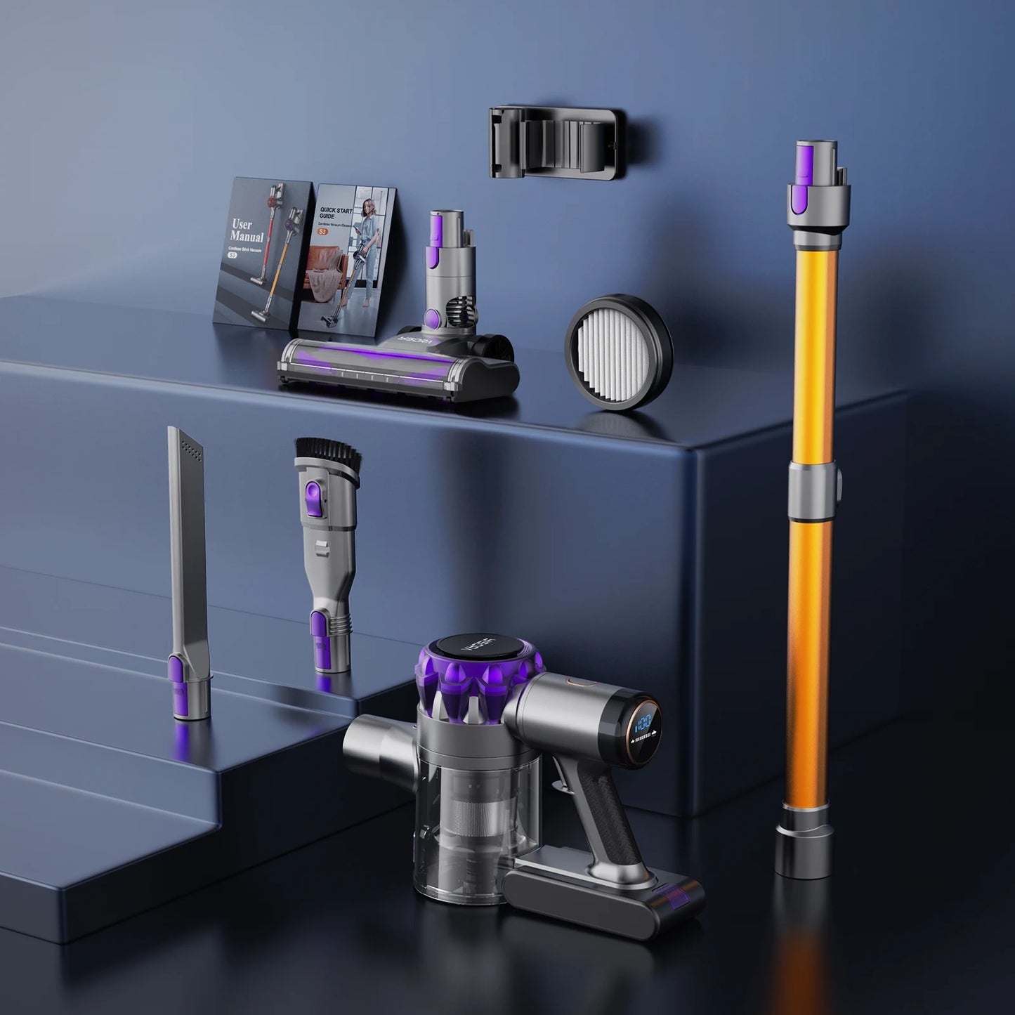 INSE 40000Pa Powerful Cordless Vacuum