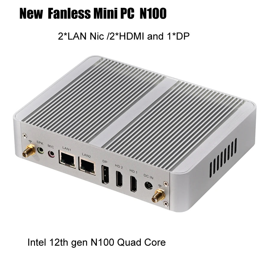 kingdel 12th Gen Fan-less Industrial Mini PC
