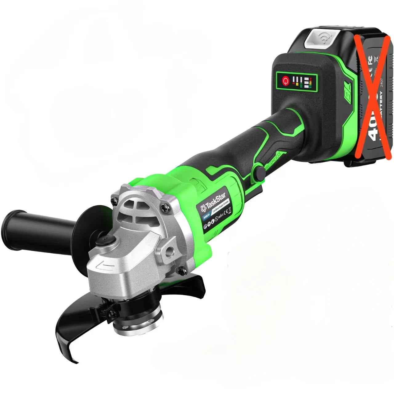 TaskStar 10000 RPM Angle Grinder Kit Electric Brushless Polishing Cutting