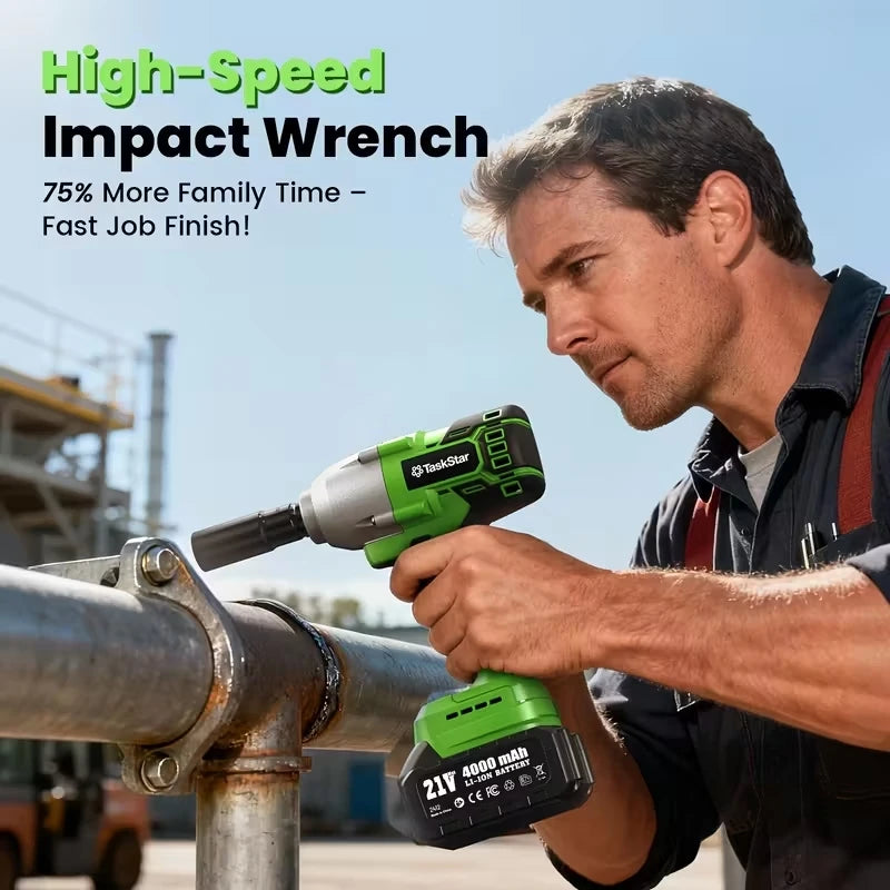 TaskStar 1600N.M Brushless Electric Impact Wrench