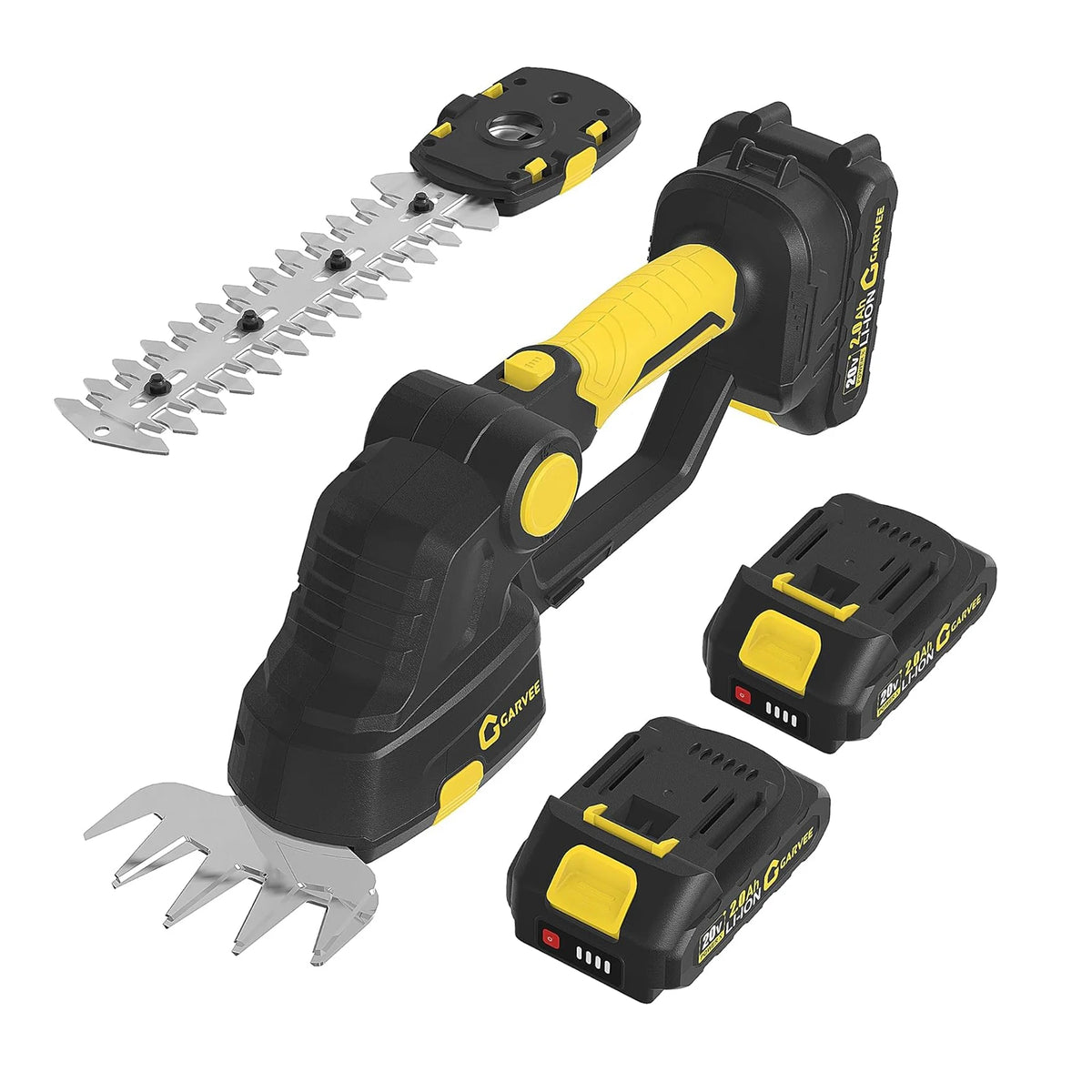 HiMISS 2-in-1 Cordless Grass Shear Hedge Trimmer