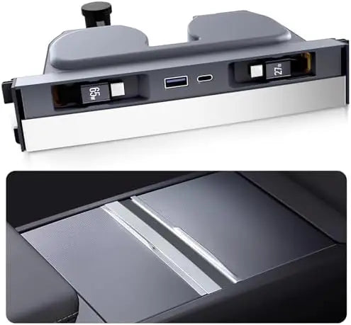 YTYIN Portable Charging Hub for Tesla Models Y & 3