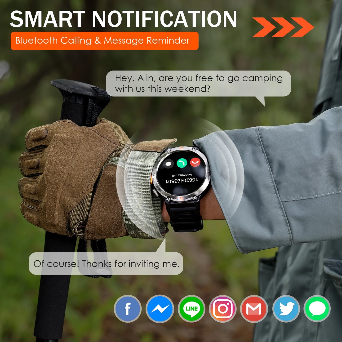 EIGIIS KE3 2025 New Bluetooth Call Smartwatch for Men Full Touch Screen