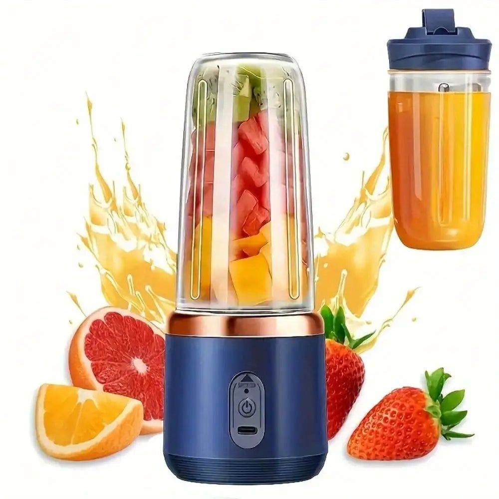 Fruit Blender, Beverage Maker, Juicer Cup + Portable Outdoor Cup