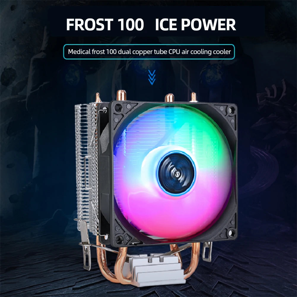 Shunmaii Tower Radiator 2 Heat Pipe 9cm Cooling Fan