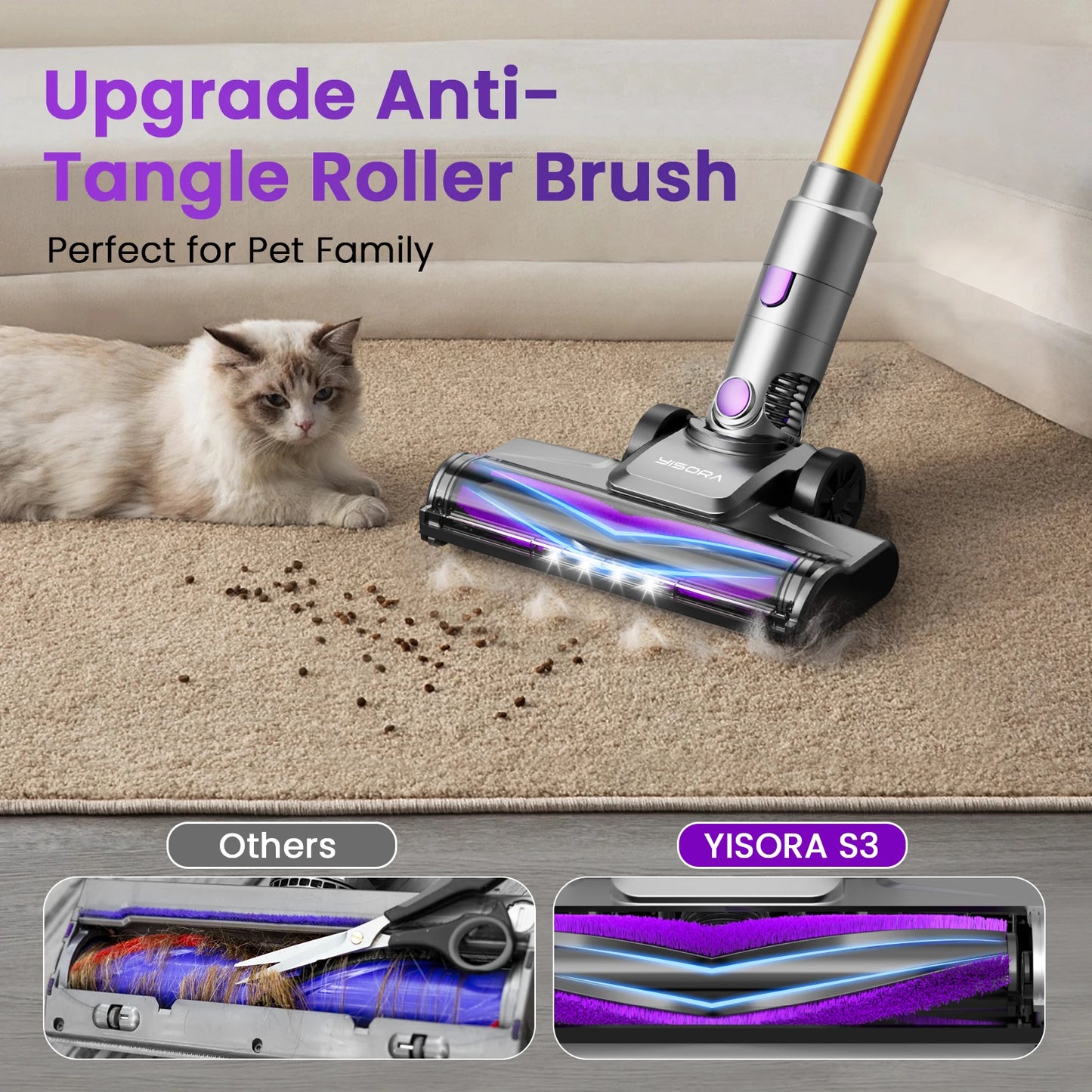 INSE 40000Pa Powerful Cordless Vacuum