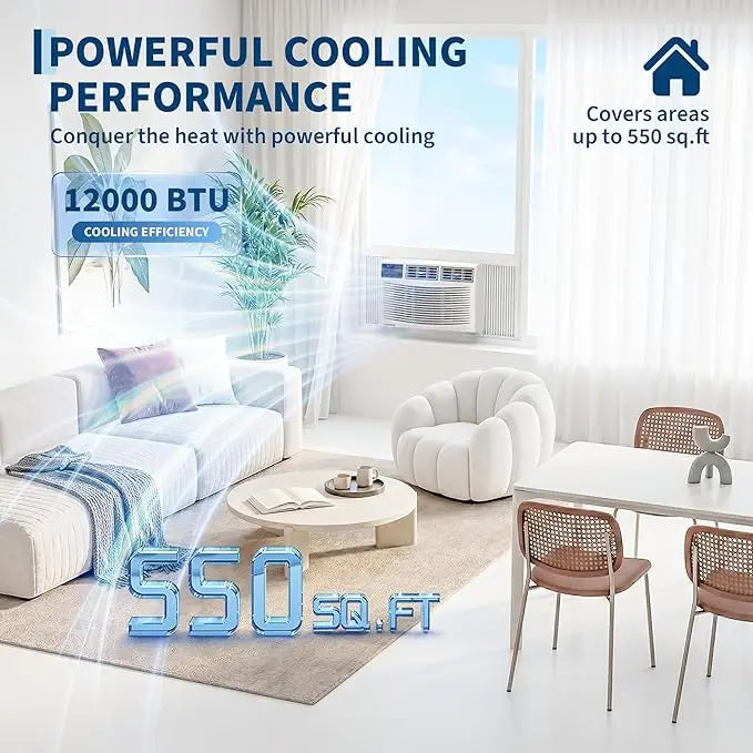 HiMISS 12000 BTU Window Air Conditioner With Wi-fi Enabled
