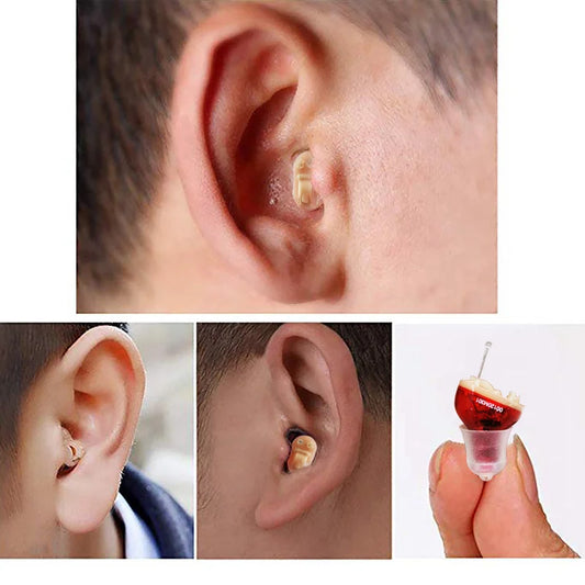 CIC Hearing Aids: for Deafness/Elderly Adjustable Micro Wireless