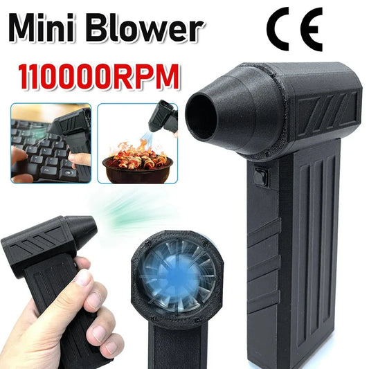 Mini Blower Turbo Violent Fan Speed Adjustable Powerful