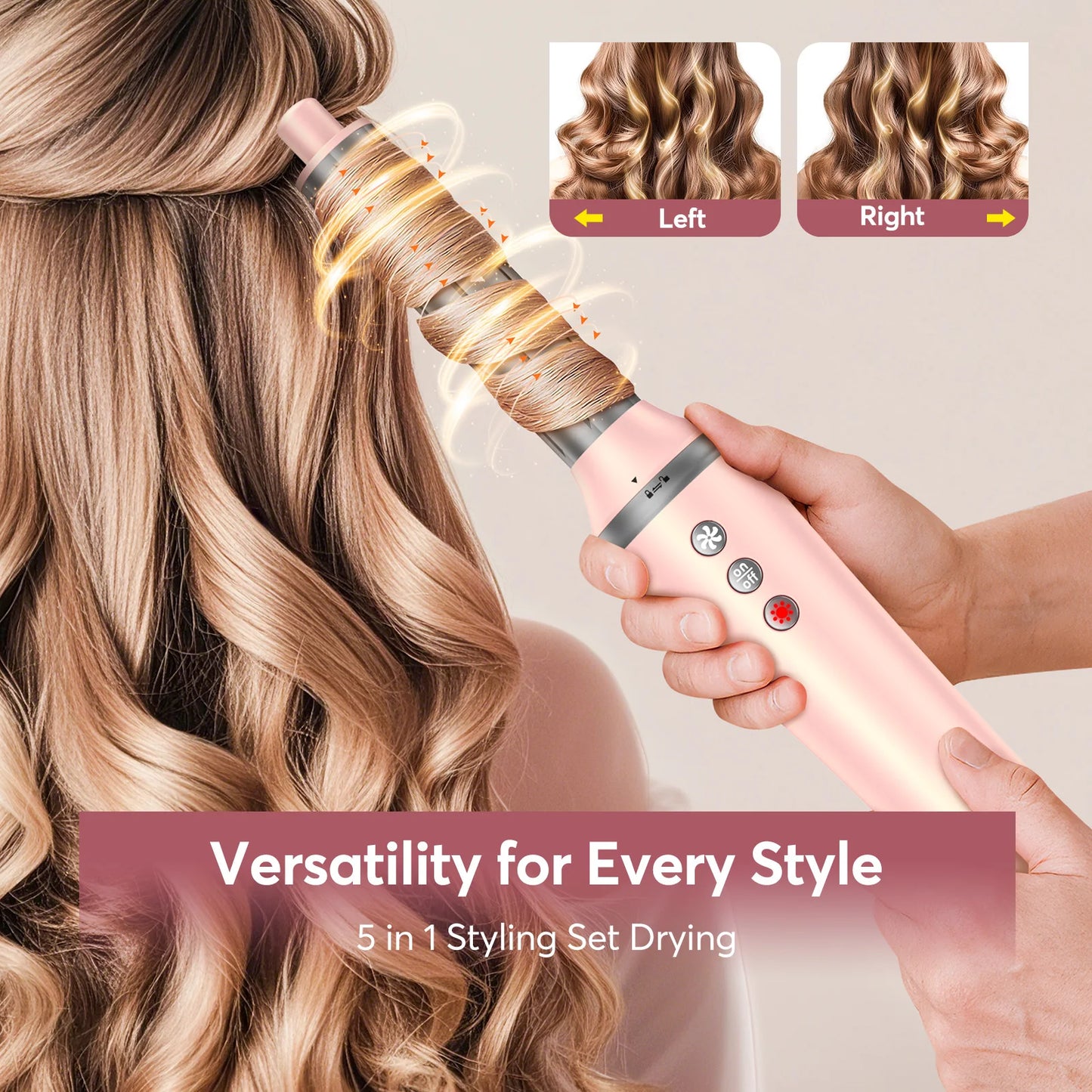 BOPCAL 5 in 1 High Speed Hair Dryer