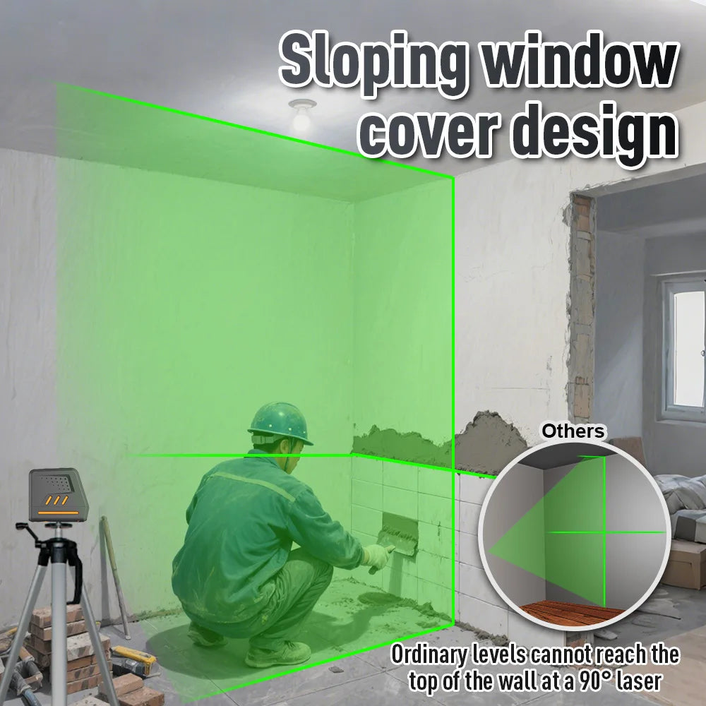 BOAYAL  2 Lines Laser Level Self-leveling