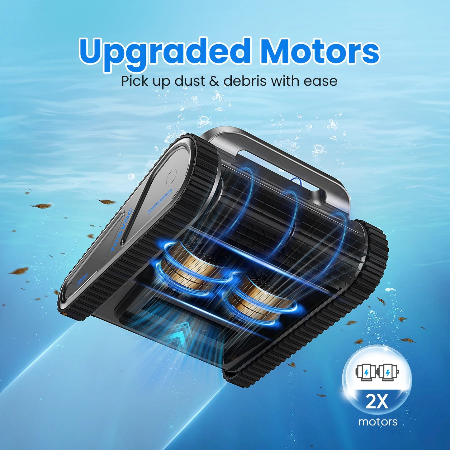 TASVAC Cordless Robotic Pool Cleaner