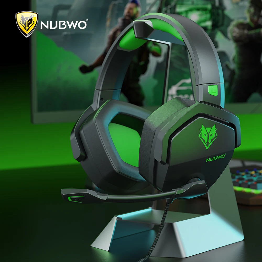 NUBWO N16 Gaming Headset - Noise Canceling Mic, Stereo Sound