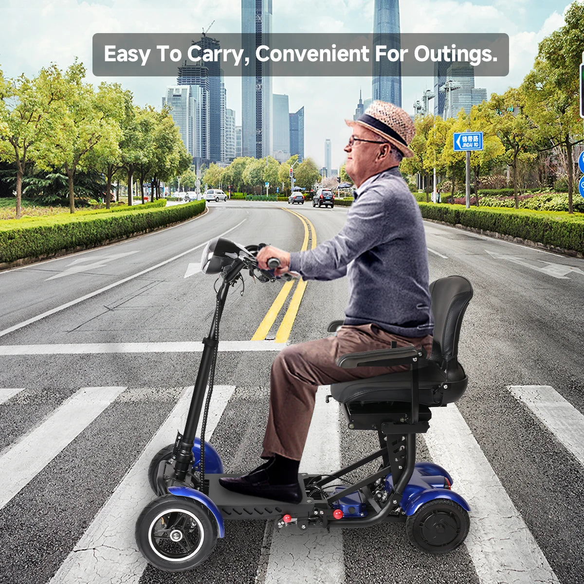 Heavy‑Duty T2 4‑Wheels Mobility Scooter