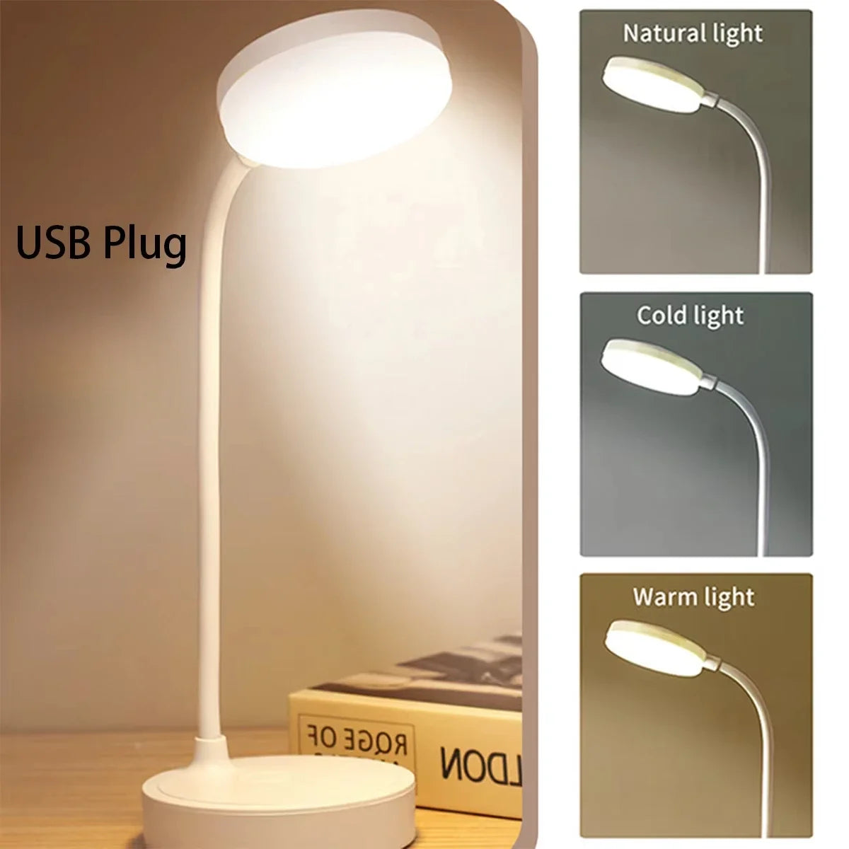 Flexible LED Desk Lamp, USB Powered