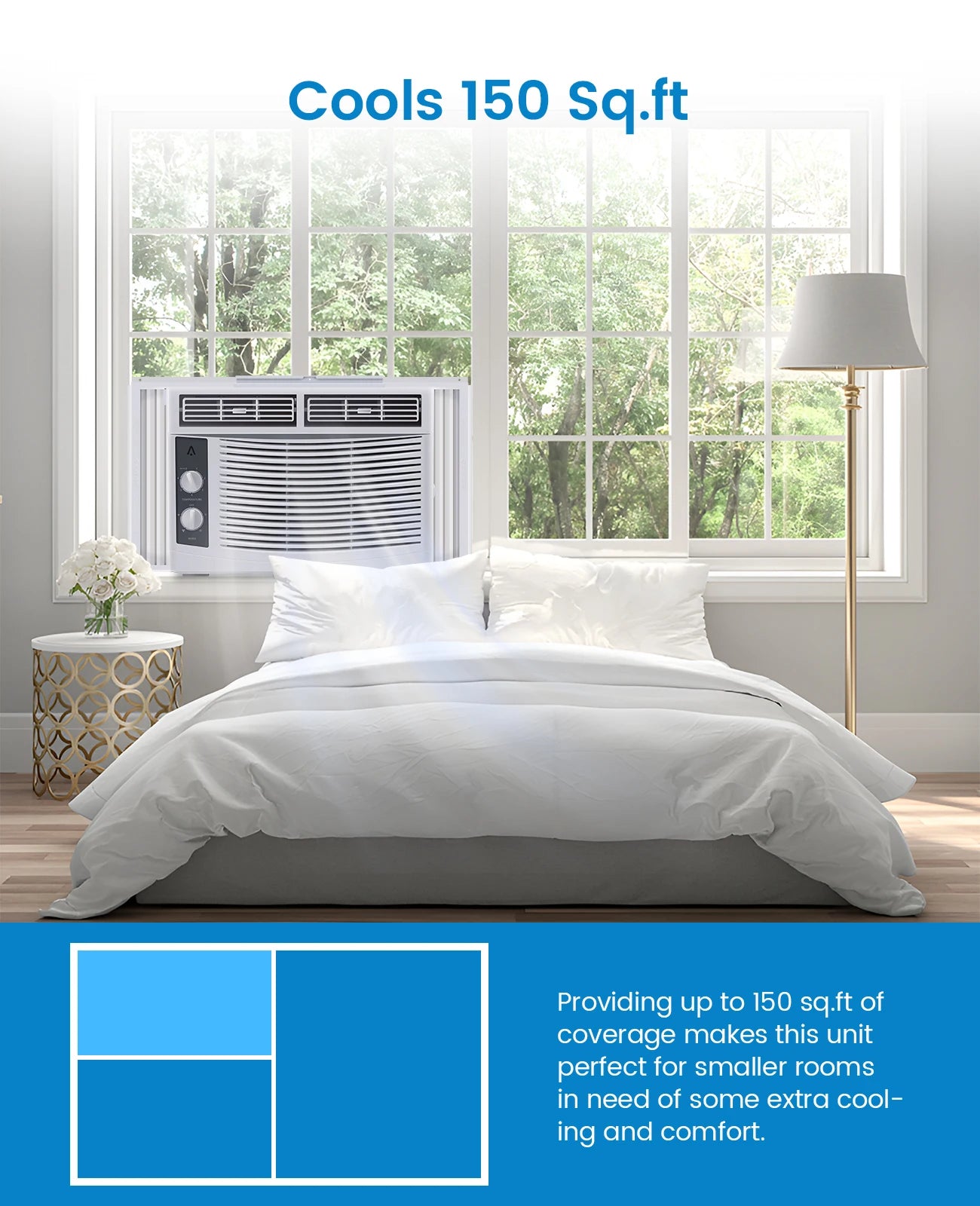 ACEKOOL 5,000 BTU Window Air Conditioner