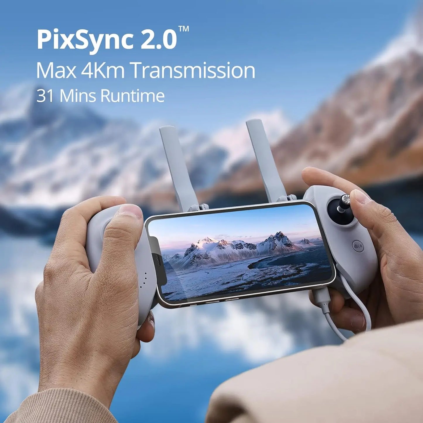 Potensic Drones Under 249g GPS Auto Return Single Axis Gimbal