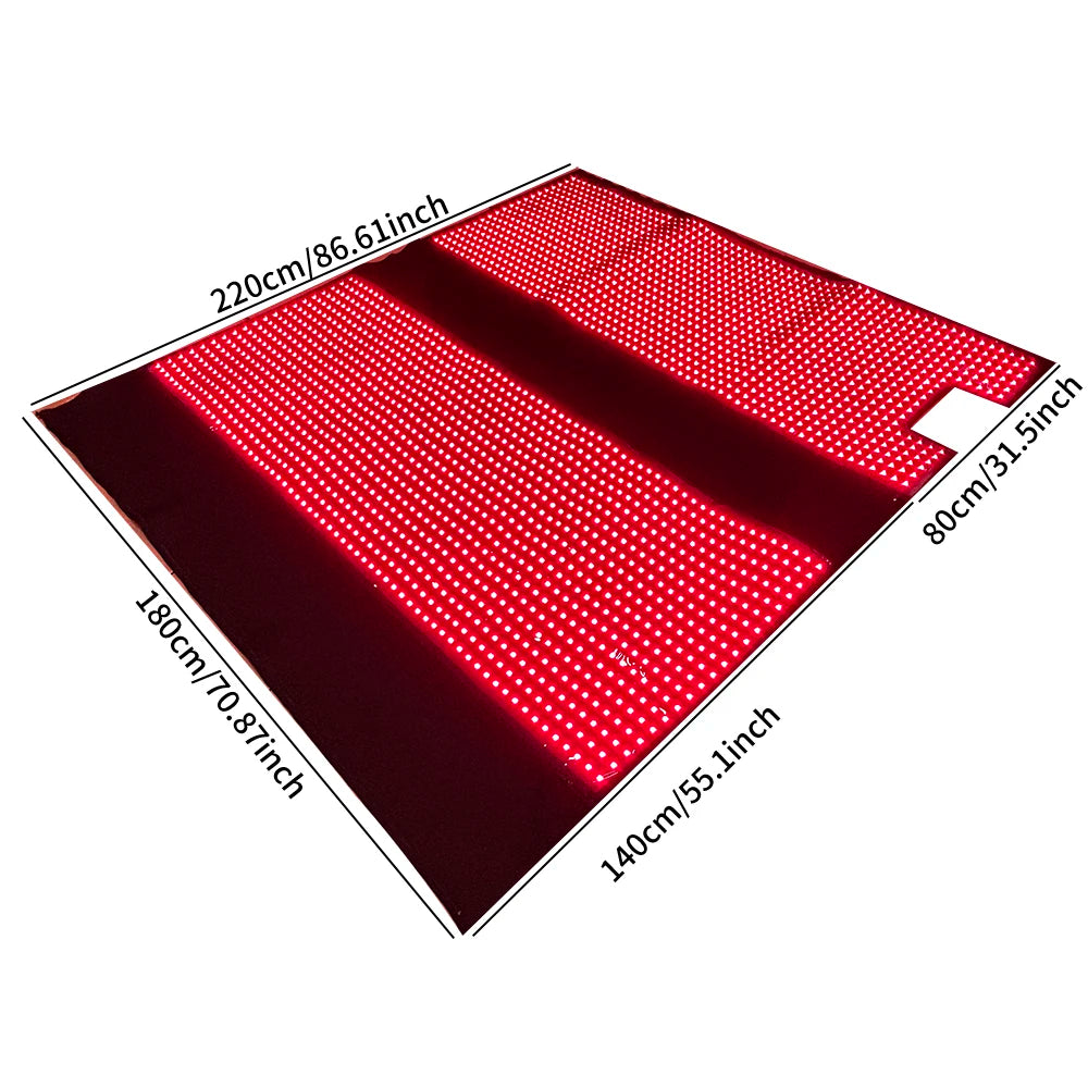 71" Red Light Sleeping Bag Full Body Relax LED Red Light Blanket