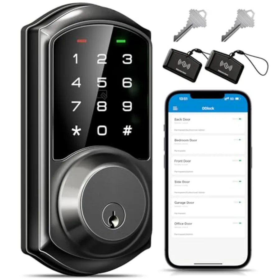 VE06 Smart Deadbolt with App Control, Keyless Entry