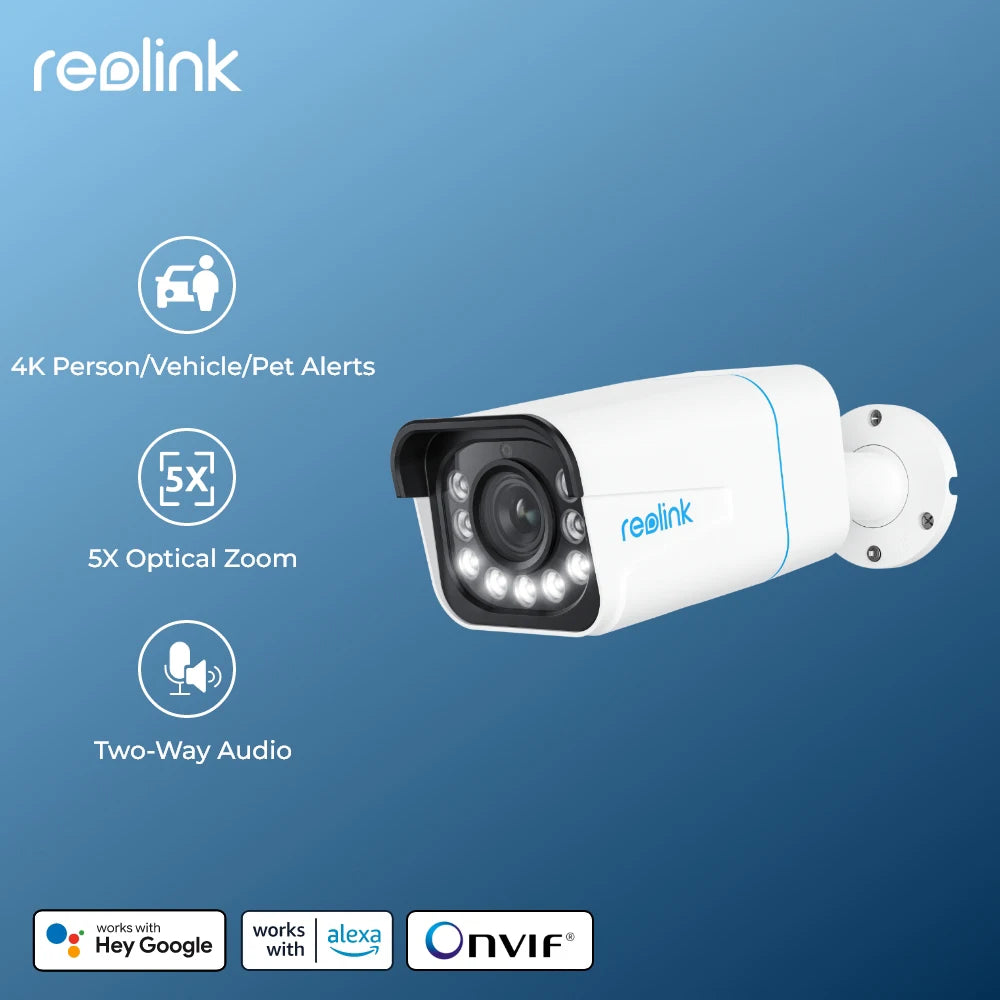 Reolink Smart 4K 8MP PoE Security Camera 5X Zoom