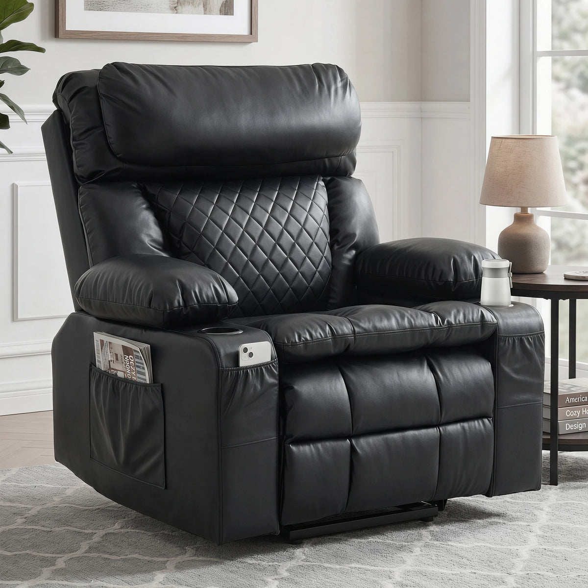 Redlife Oversized Dual Motor Power Lift Recliner for Seniors