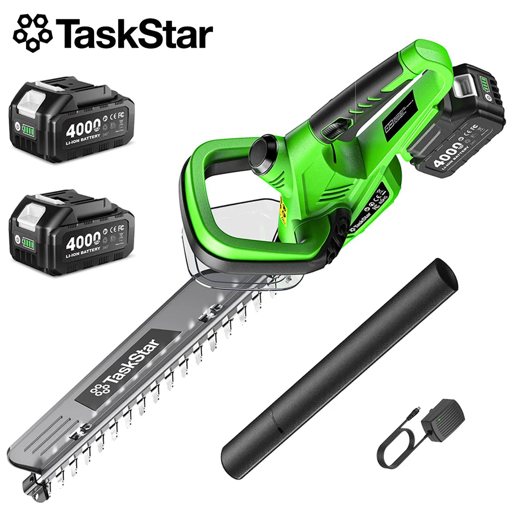 TaskStar Electric Hedge Trimmer 22" Rotatable Handle Bush Trimmer