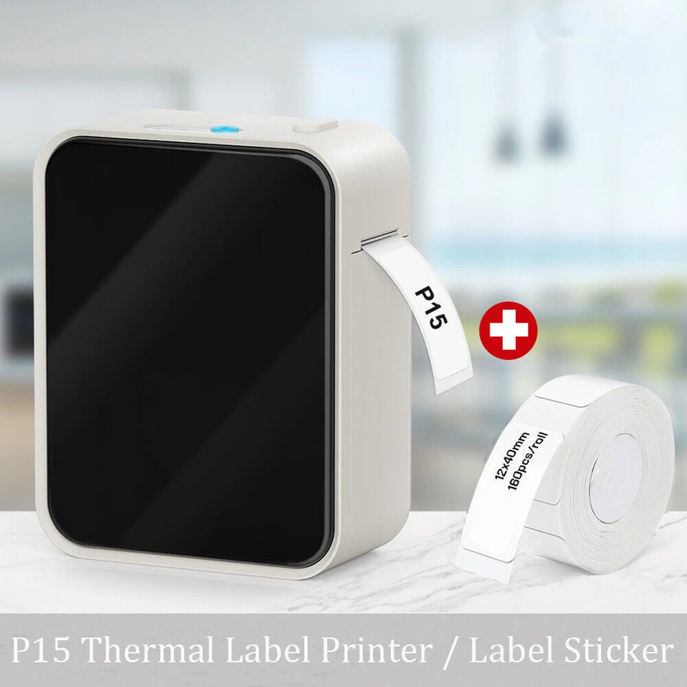 Marklife P15 Mini Portable Thermal Printer Self-Adhesive Label Maker
