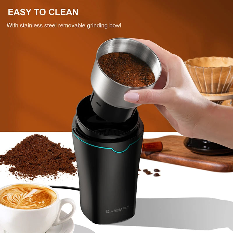 KIRAINAFLY Professional Coffee Grinder