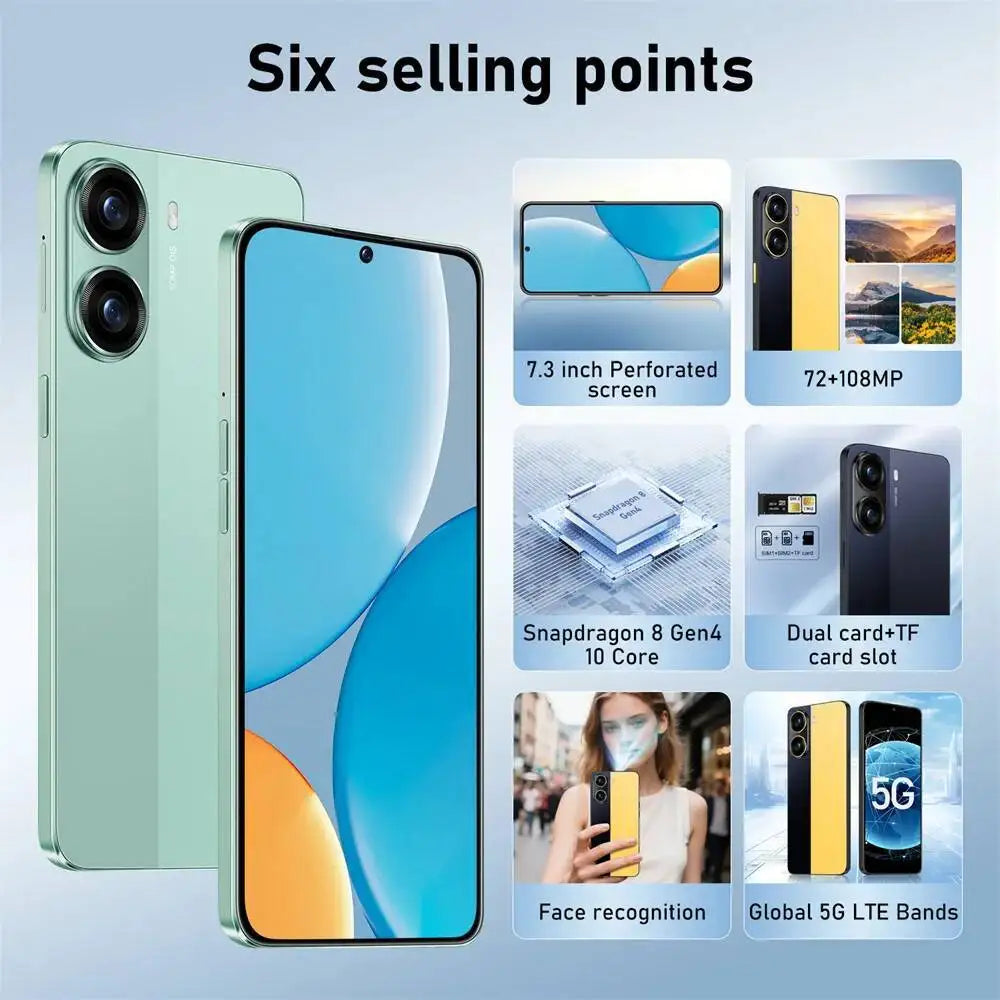 2026 Hot X7 Pro 7.3 Inch 7800Mah Battery