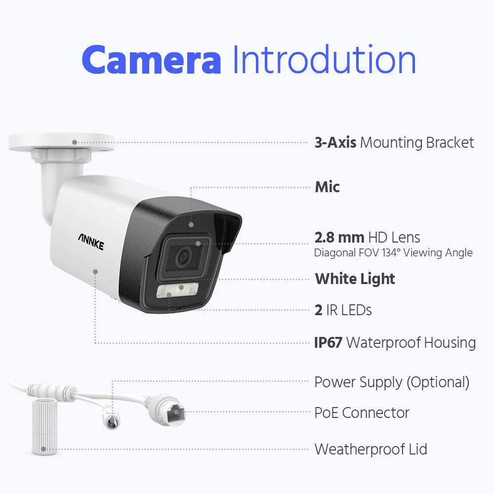 Annke C1200 12MP Ultra HD PoE IP Camera Smart Advanced Detection