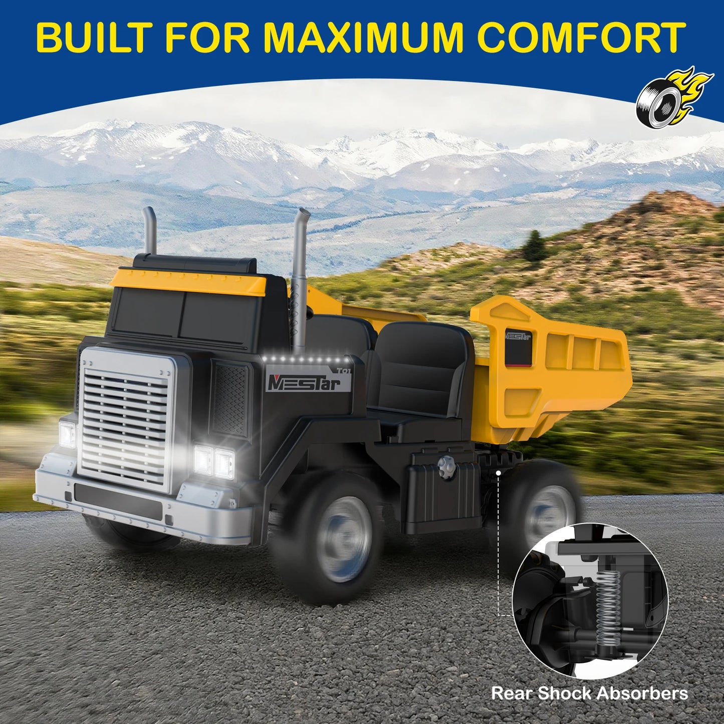 LIGIANT 24V Ride On Dump Truck for Big Kids