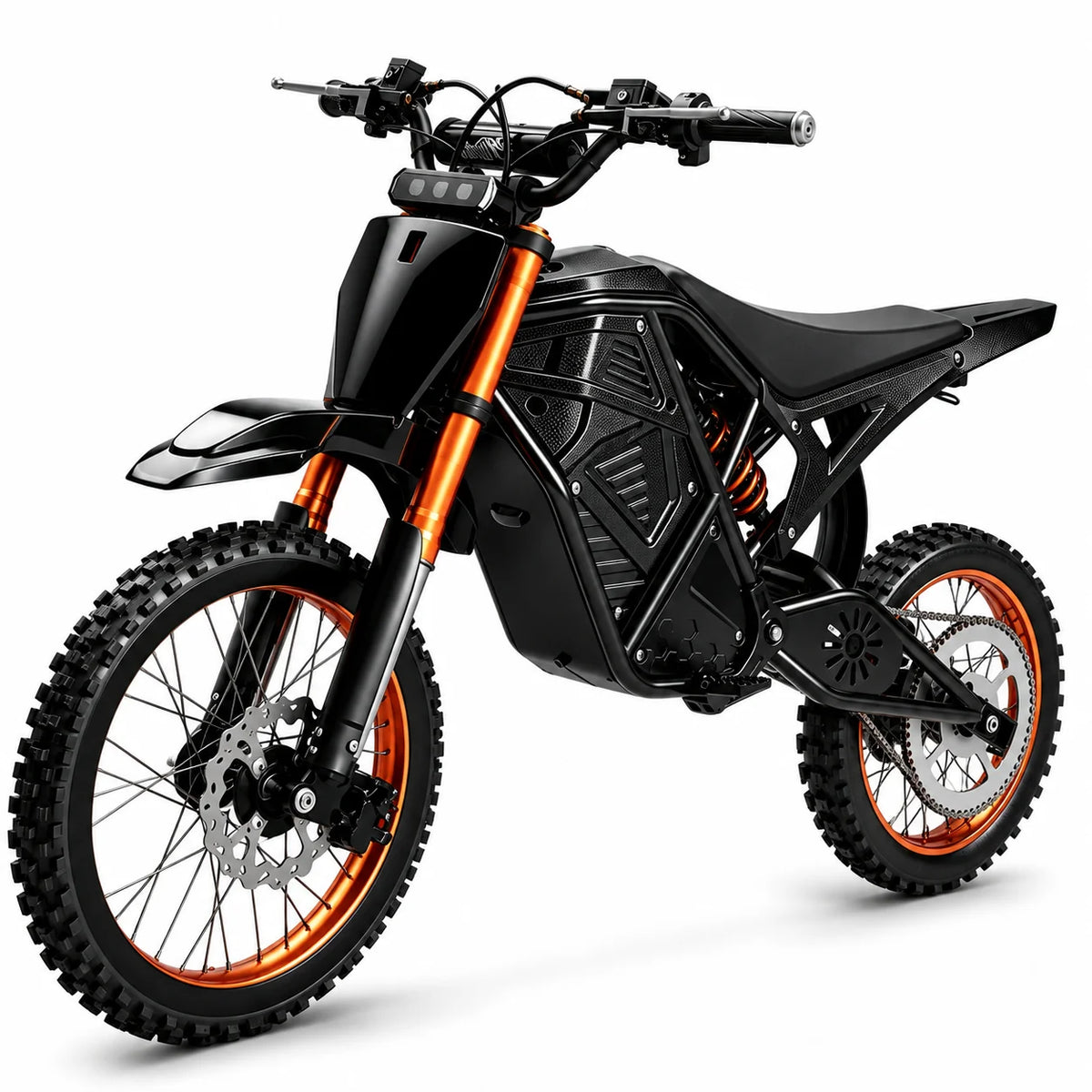 3000W Peak Electric Dirt Bike 48V 20.8Ah Battery 38MPH Adult