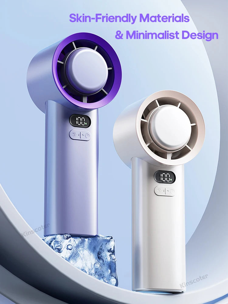 KINSCOTER Portable Handheld Turbo Fan 100 Wind Speeds