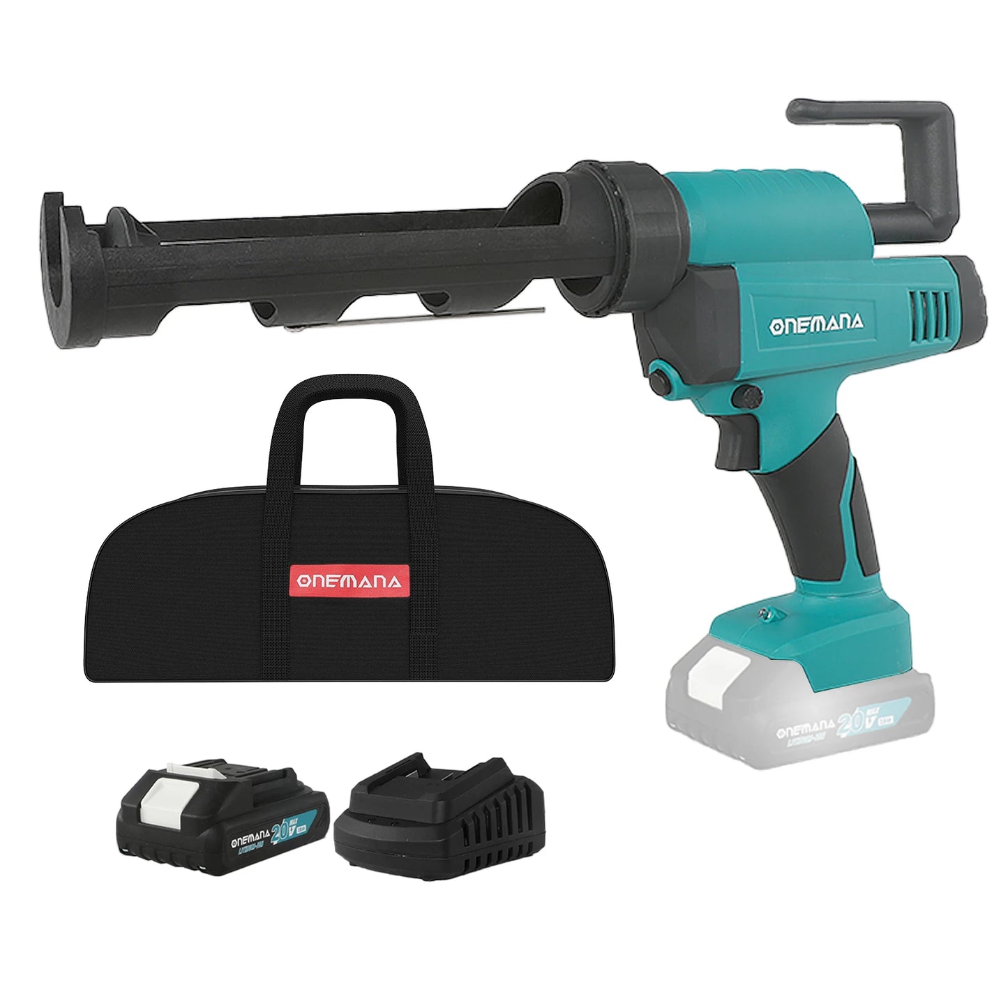 ONEMANA Caulk Gun 20V Auto Retract Drip-Free