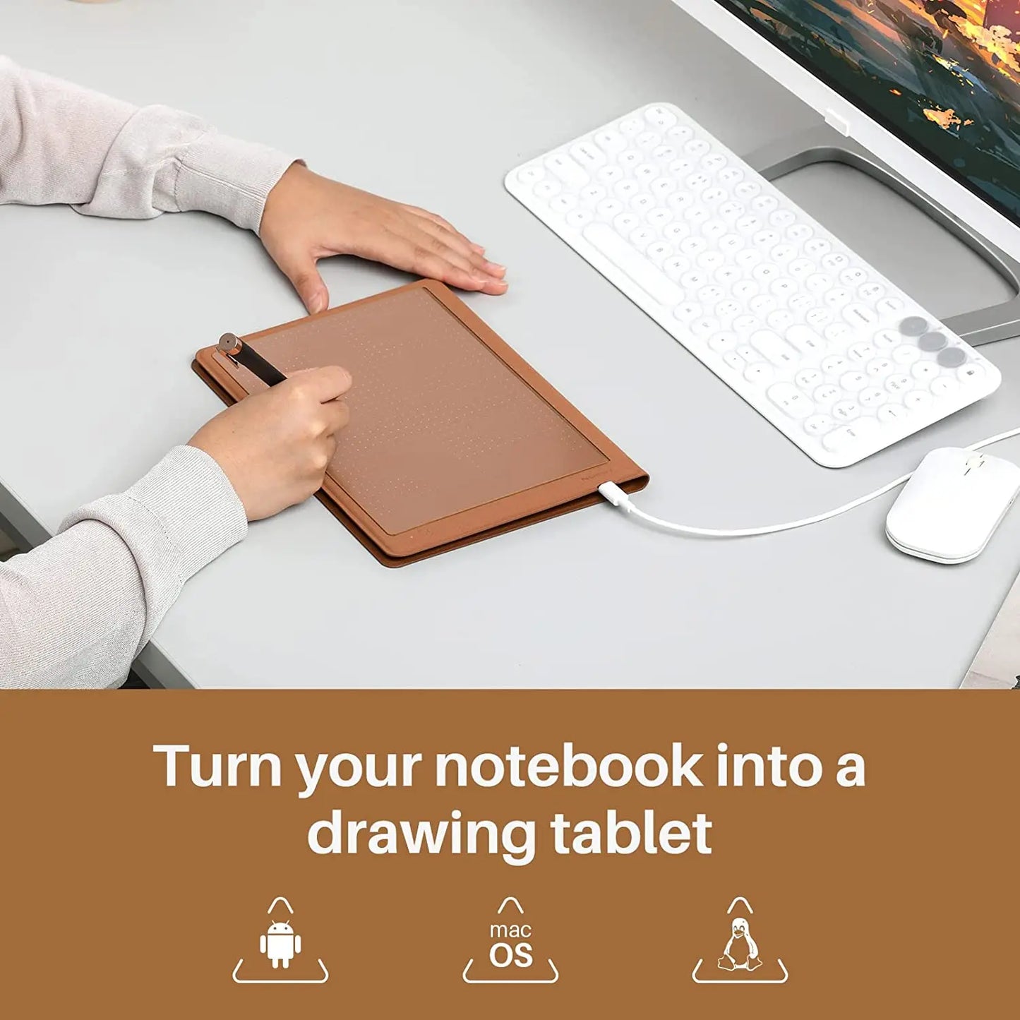 Huion Note X10 Smart Notebook Bluetooth 5.0 Wireless Drawing Tablet