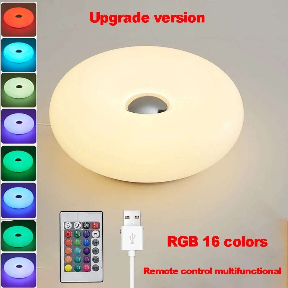 Bauhaus table lamp USB plug Bedroom Bedside Lamp